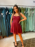 VESTIDO DE ALCINHA ACINTURADO